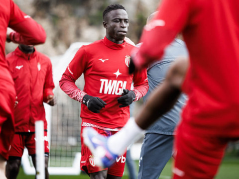Monaco's final preparations ahead the match against Rennes