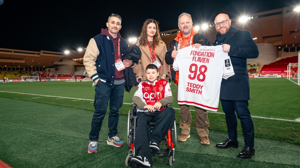 L'AS Monaco s'est mobilis&eacute; pour la Fondation Flavien et contre les cancers p&eacute;diatriques