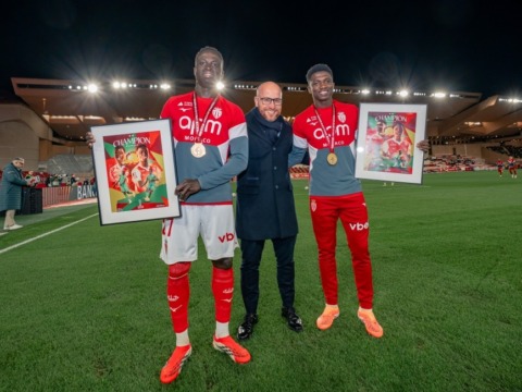 Les champions d'Afrique honor&eacute;s au Louis-II