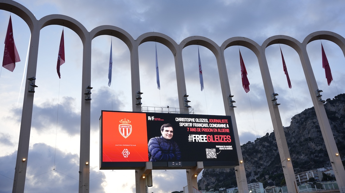 L'AS Monaco avec la LFP au soutien du journaliste Christophe Gleizes