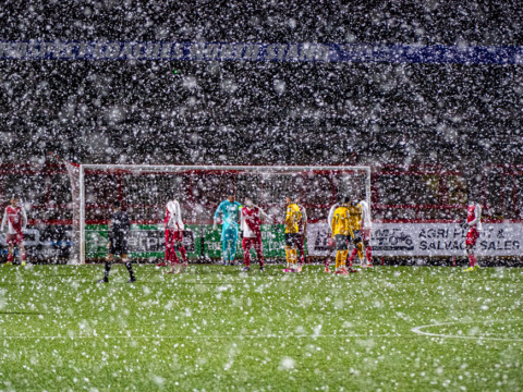 Le Groupe Elite stopp&eacute; par la neige &agrave; Wolverhampton