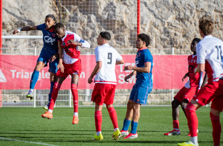 Combatifs, les U18 de l'AS Monaco s'inclinent en fin de match face &agrave; Nice