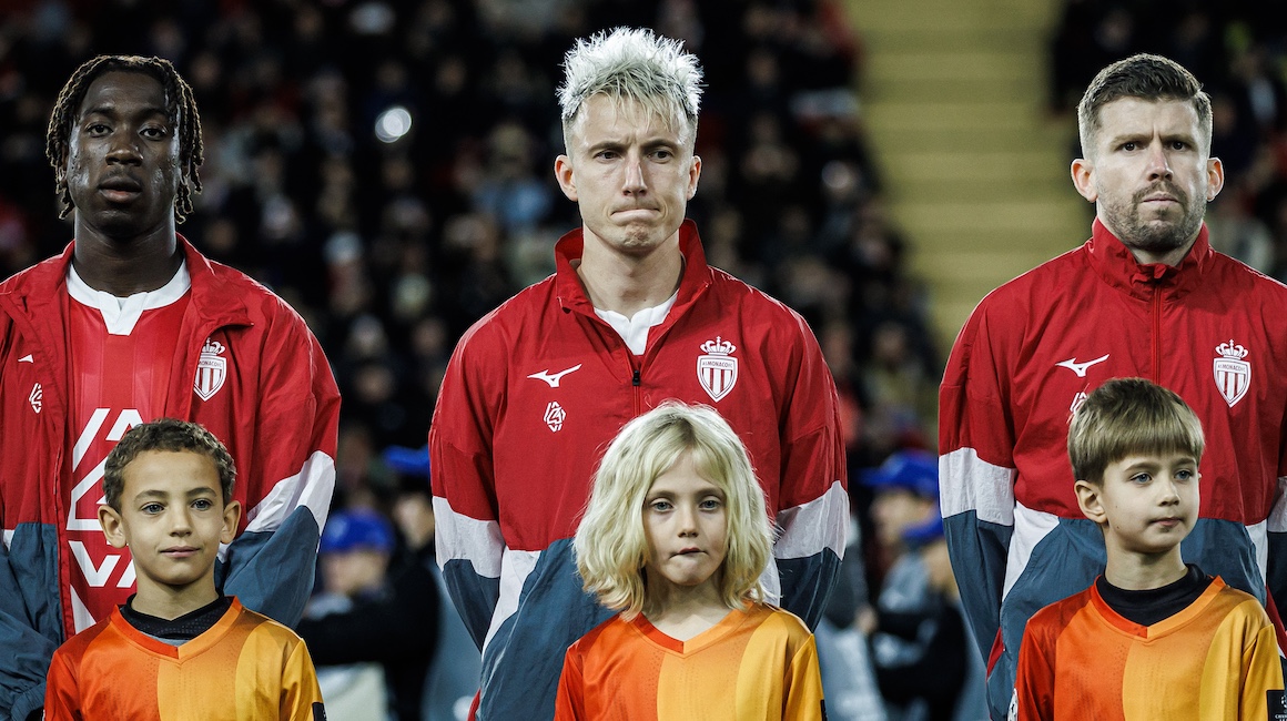 Le groupe de l&rsquo;AS Monaco pour la r&eacute;ception du Stade Rennais en Ligue 1