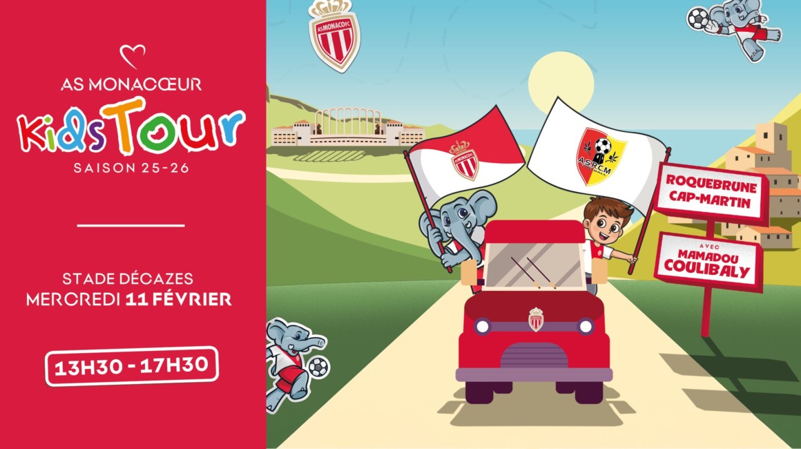 Le Kids Tour et Mamadou Coulibaly &agrave; Roquebrune-Cap-Martin ce mercredi 11 f&eacute;vrier !