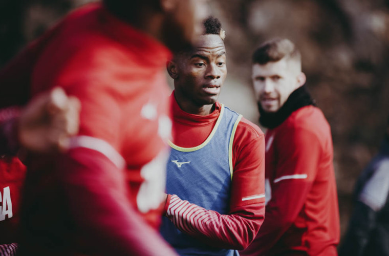 Simon Adingra&rsquo;s first training session with AS Monaco