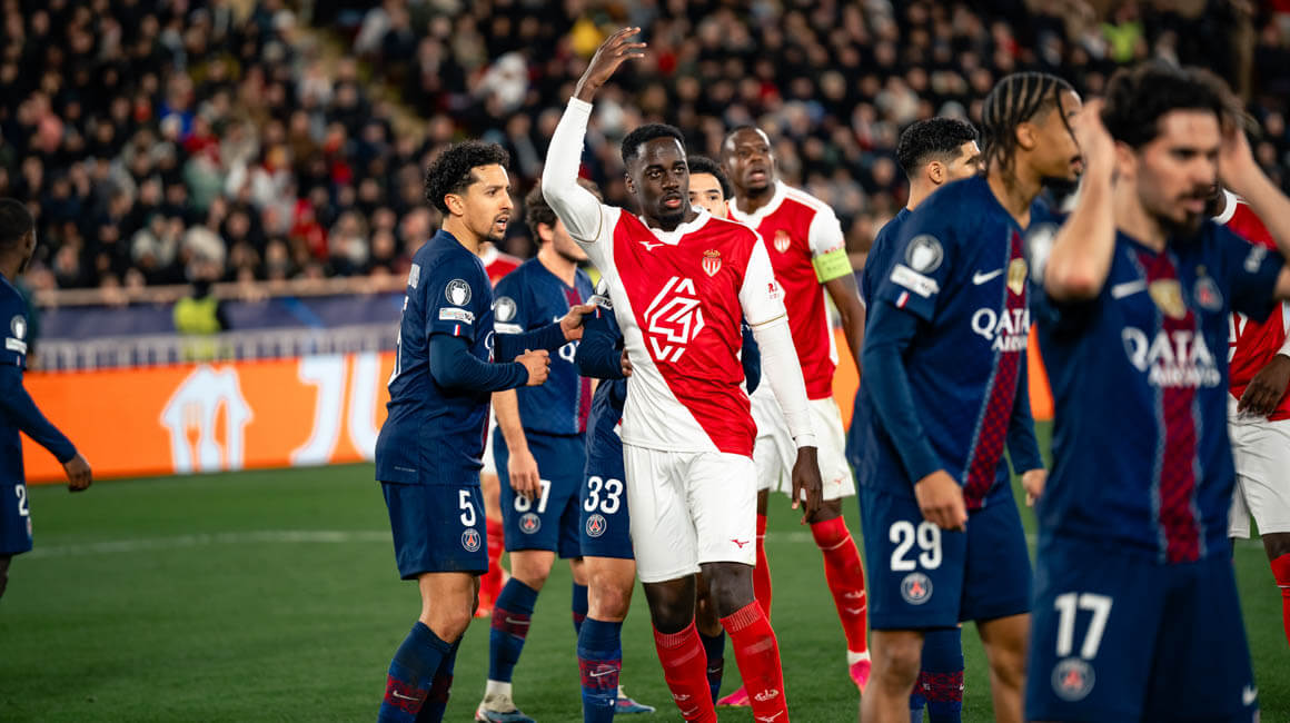 L'AS Monaco c&egrave;de la premi&egrave;re manche &agrave; dix face &agrave; Paris