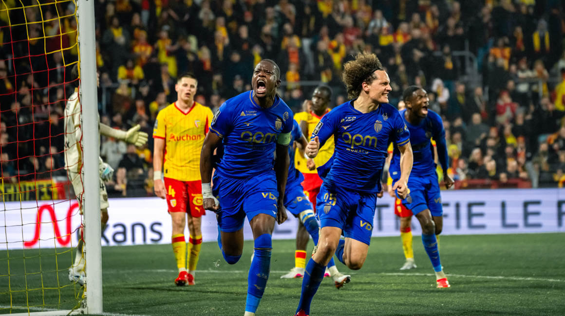Gr&acirc;ce &agrave; dix minutes folles, l'AS Monaco renverse le RC Lens !