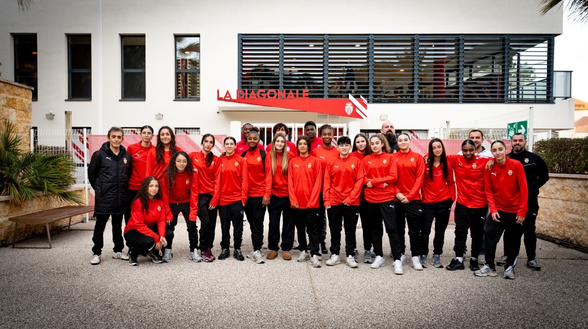 Les U18 de l&rsquo;AS Monaco Football F&eacute;minin en visite &agrave; la Diagonale