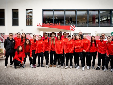 Les U18 de l&rsquo;AS Monaco Football F&eacute;minin en visite &agrave; la Diagonale