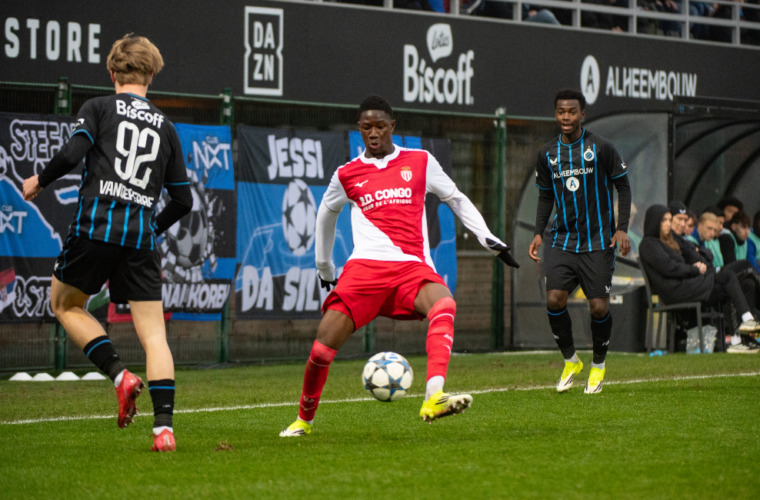 Fin de l'aventure europ&eacute;enne pour l'AS Monaco Youth &agrave; Bruges