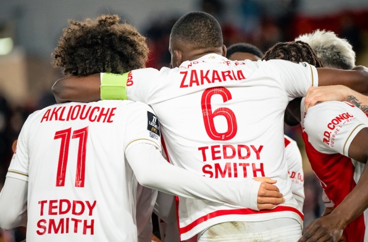 Le groupe de l&rsquo;AS Monaco pour la r&eacute;ception du FC Nantes au Stade Louis-II