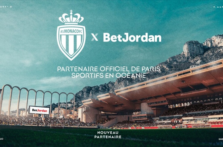 BetJordan nouveau partenaire r&eacute;gional de l&rsquo;AS Monaco en Oc&eacute;anie