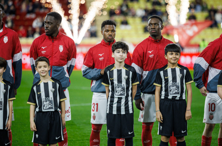 Le groupe de l&rsquo;AS Monaco pour la r&eacute;ception de Brest au Stade Louis-II