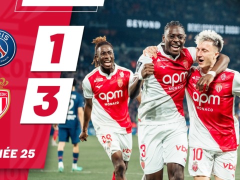 Highlights &ndash; Ligue 1, Matchday 25: Paris Saint-Germain 1-3 AS Monaco
