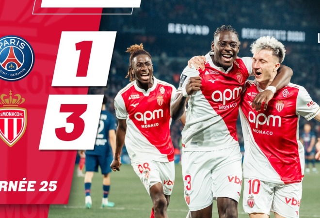 Highlights – Ligue 1, Matchday 25: Paris Saint-Germain 3-1 AS Monaco